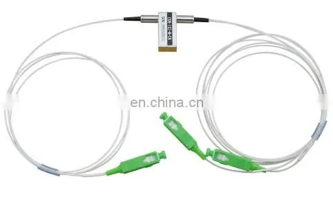 1x1 1x2 2x2 Mechanical Optical Switch With 0.9 Loose Tube FC SC LC Connectors 3v 5v photo-2