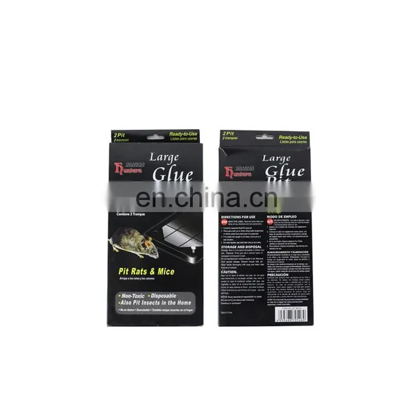 Wholesale Humane PVC Black Glue Trap Mouse Mice and Rat Killer Paper Board photo-3