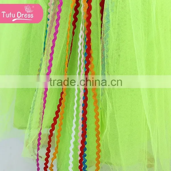 High Quality and Luxury Green Sequin Dress for Kids Party photo-6