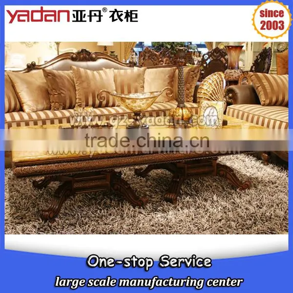 Luxury Modern Wooden Coffee Table,solid Wood and Marble Coffee Table photo-3