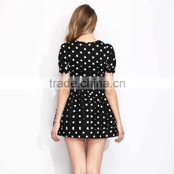 Women New Fashion Dress Short Sleeve Women Dresses Summer Casual Dress photo-5