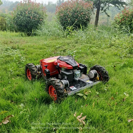 Brush Mower for Slopes, China Tracked Robot Mower Price, Robot Lawn Mower for Hills for Sale
