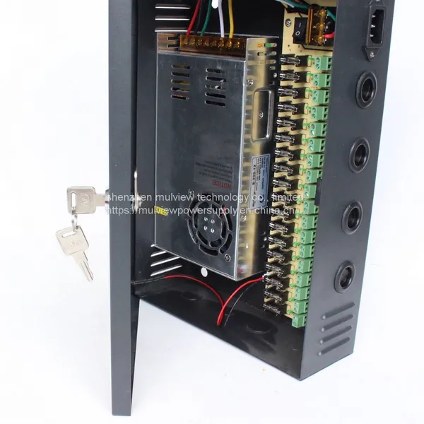Multiple Outputs 18CH 12V25A 300W Access Control CCTV Camera Central Power Supply Unit Ce IEC photo-3