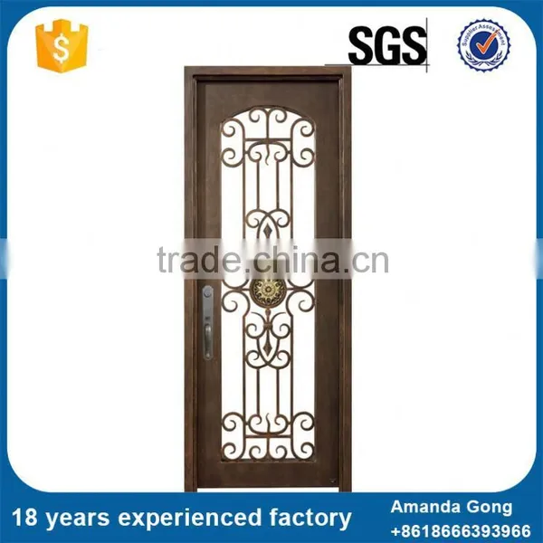 Professional Wrought Iron Handles Front Door photo-6