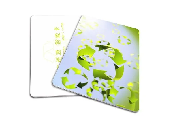 Sustainable Factory Price PET Material RFID Smart Card Eco-friendly PET Eco Card photo-2