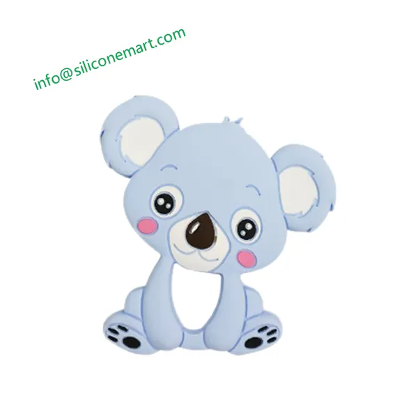 Koala Shape Animal Food Grade Silicone Baby Teethers Silicon Teething Toys From Shenzhen Siliconemart Tech Co.,Ltd.