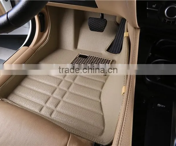 Fitted Car Mats, Waterproof Floor Mats, All Weather Floor Mats Beige Color photo-5