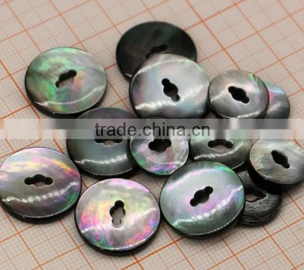 Brand Name Buttons Black Lip Shell Button for Shirt photo-2