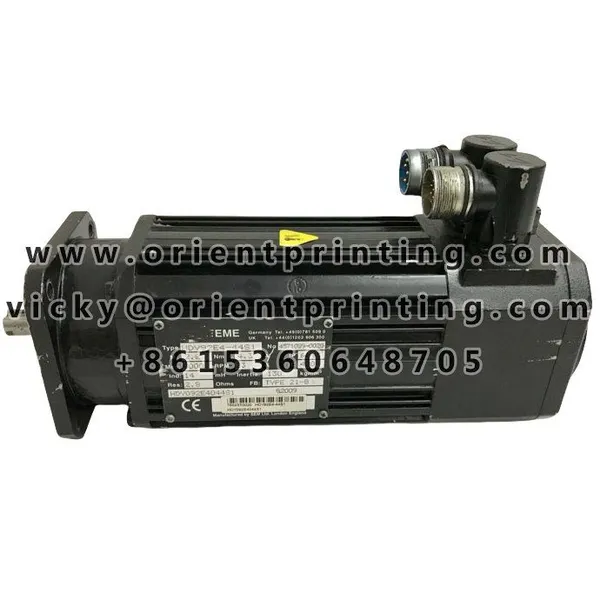 HDY92E4-44S1 260V 23A 6000RPM Parker Servo Motor for KBA Offset Press Parts photo-4