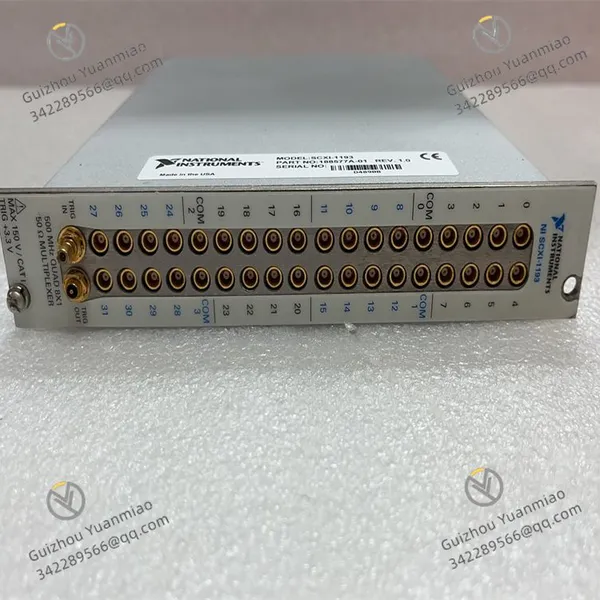 NI SCXI-1193 32-Channel RF Multiplexer Switch Module