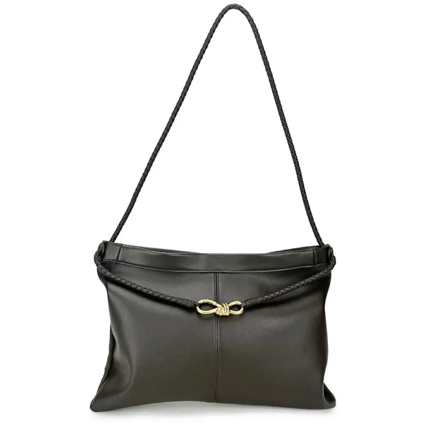 B-Home Andiamo Large Capaci op Bag Women's Handbag With Knot Soft Handle Tote Bag in Cowhide Leather photo-3