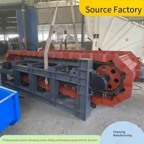 Limestone Apron Conveyor Blg-1040 Chain Plate Feeder River Pebble Plate Feeder photo-5