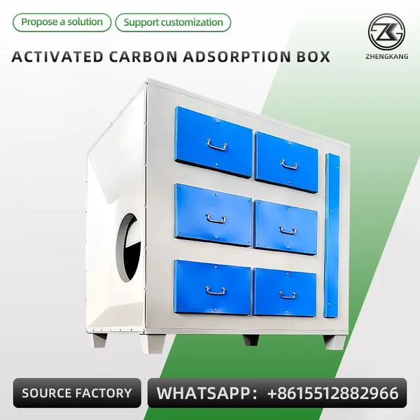 Activated Carbon Filter Box Waste Gas Purification Deodorization for Painting photo-5