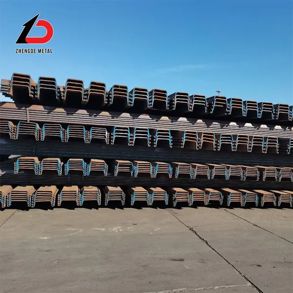 Factory Price Hot Rolled Type 2 Larssen Piles U Steel Sheet Pile for Construction photo-5