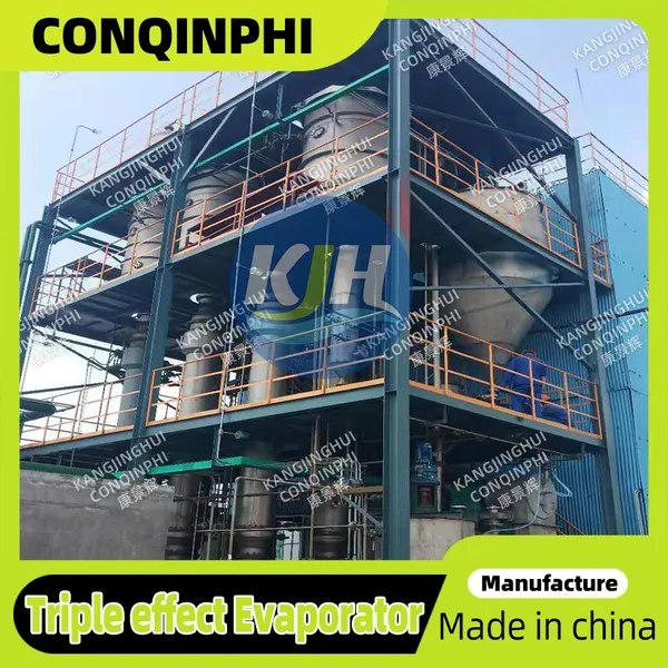 Vertical Multi-effect Evaporation Crystallization Plant, 10-100 M³/day Processing Capacity, Forced Circulation Option photo-4