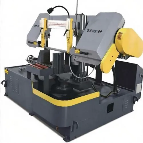 Hongshengjie Metal Strip Saw Machine GX-33/50 Angle Turning Function