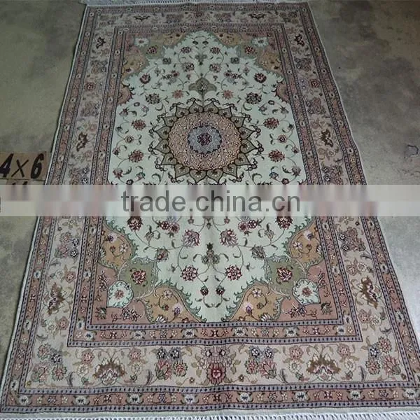 Handmade Double Knots Wool and Silk Apartment Corridor Carpet photo-6
