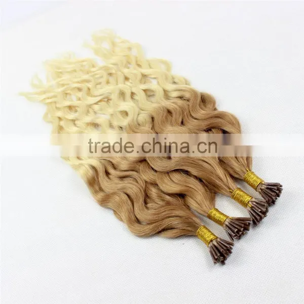 Ombre Keartin Curly Silk Strand Hair Extensions Supplier's Choice photo-6