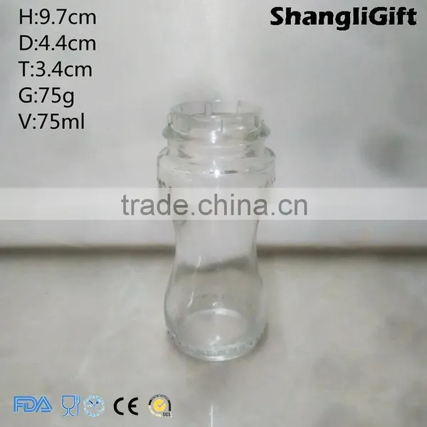 75ml Spice Bottle Glass Herb Tools With Easy To Handle