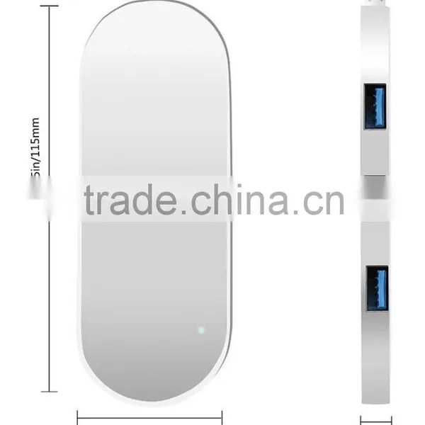 2 in 1 USB to Micro & Card Reader Ports USB 2.0 Connector Cable Hub photo-2
