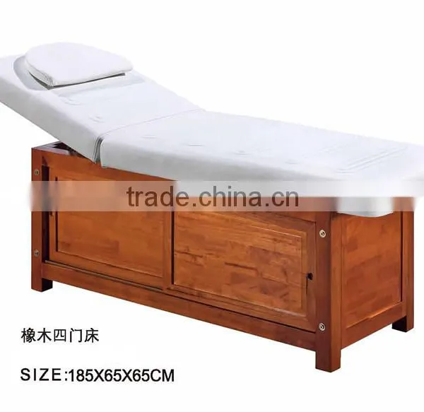 OEM Beauty Salon Equipment Professional Nugabest Massage Bed Wooden Portable Foldable Folding Massage Table Couch Bed photo-6