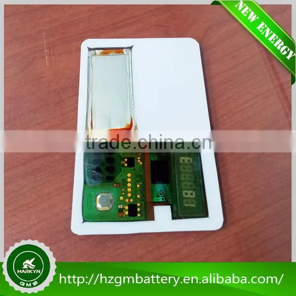 Rechargeable 3.7v 12mAh Ultra Thin Battery photo-3