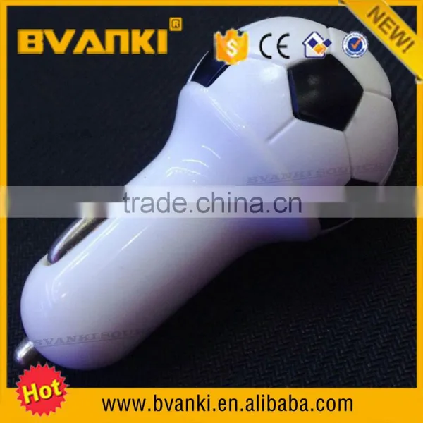 5V 1A Worldcup Football Usb Car Portable Charger For Iphone 5 Car Charger photo-4