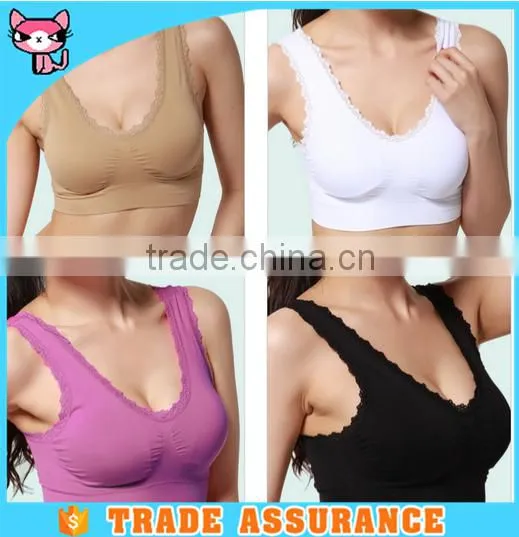 Seamless Colorful Gym Wear Sport Bra