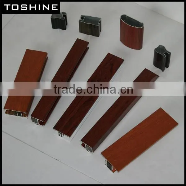 2014 Hot Sale Wood Grain Transfer Cabinet Extrusion Aluminum photo-5
