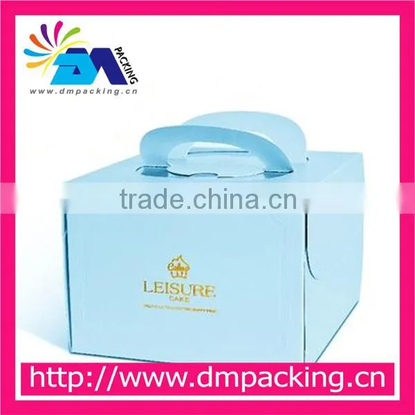 Custom Printed Paper Gift Box for Cake Packaging