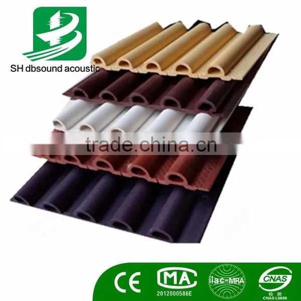 China Manufacture Wood Plastic Acoustic Panel photo-2