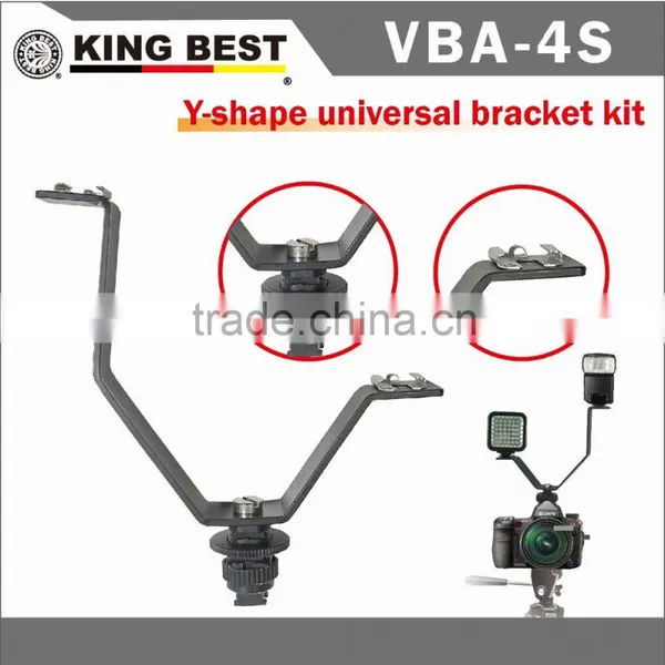 KINGBEST Hot Shoe Bracket / Y-shape Universal Bracket Kit / Video Camera / Cameras and Camcorders Bracket / LED Video Lights Mic photo-4