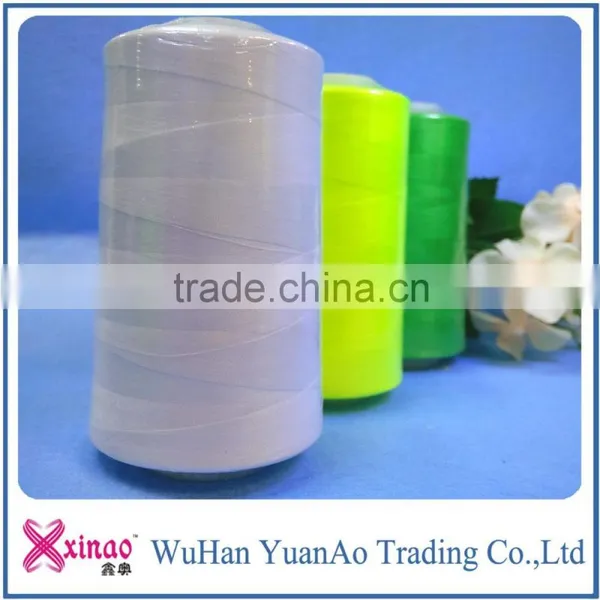 40s2 5000Y 5000M From China Factory Virgin Birght Spun Polyester Sewing Thread photo-4