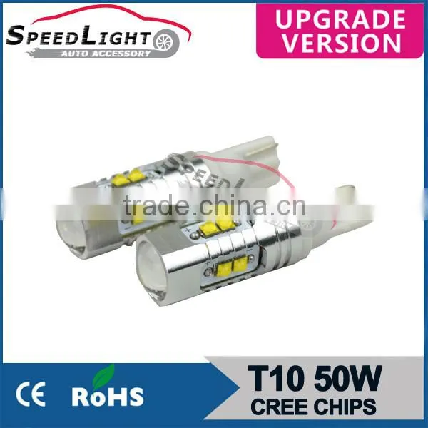 Speedlight T10 50W LED Car Bulb T10 LED Light Bulbs