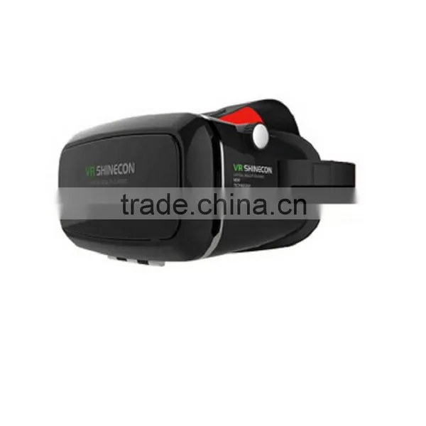 VR SHINECON Moke Plastic Version Google Cardboard VR 3D Glasses+ Bluetooth Wireless Mouse Gamepad + 8GB 3DGame With Package photo-2