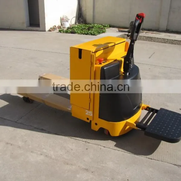 China Econonic Type Semi Electric Motor Pallet Forklift Truck photo-3