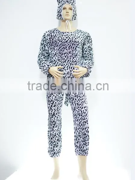 New Spots Men Leopard Cosplay Fancy Dress Clothes Instant Mascot Costume photo-2