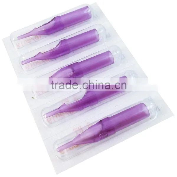 Dicount Disposable Tattoo Tip 3RT Purple photo-3