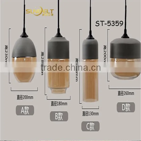ST-5359-A Sunbelt Contemporary Handmade Glass Pendant Lamp.