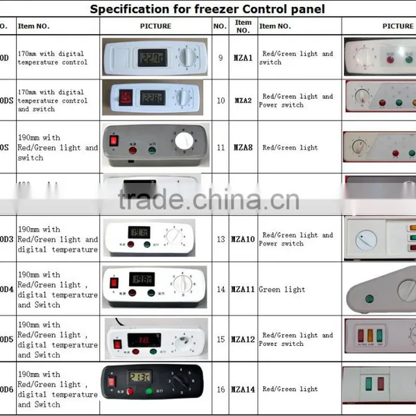 Chest Freezer Parts Electrical Control Panel Parts photo-5