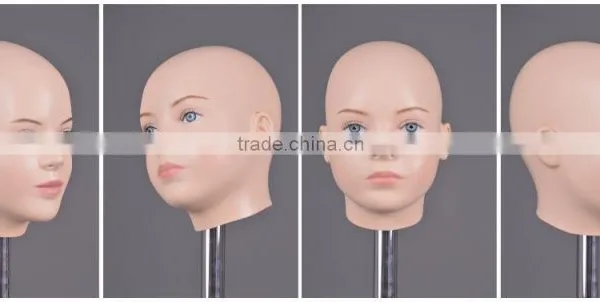 Bald Full Sculpture Beauty Girl Mannequin Heads for Sale Cheap Supplier's Choice photo-4