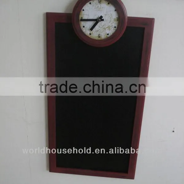 Chalk Board With Clock photo-2