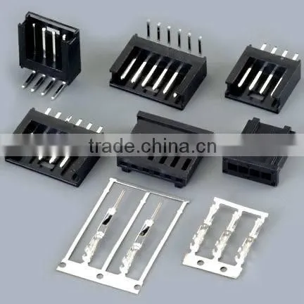 Pitch:2.54mm Wafer Single Row Right Angle Dip Type 6 Pin Connector