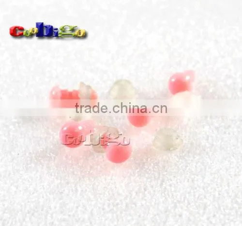 1/4''(7mm) Plastic Safety Lovely BabyPink Eyes Buttons DIY Accessories For Teddy Bear Toys Dolls #FLN011 photo-4