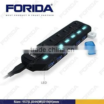 7 Ports USB 3.0 HUB With Independant Buttons Usb 3.0 Hub photo-3