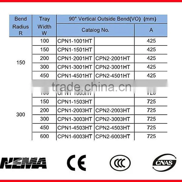 Cable Tray Fitting Outside Vertical Bend photo-3
