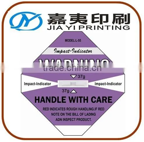 Promotion Impact Indicator Shockwatch Label Prevention Damage Label Customize