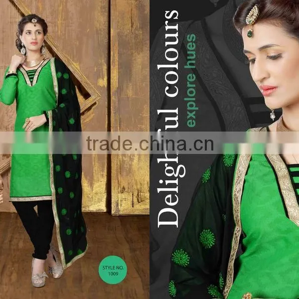 LATEST CHANDERI SALWAR KAMEEZ photo-4