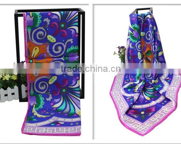 100% Silk Square Scarf for Women; Twill; 14mm; photo-5