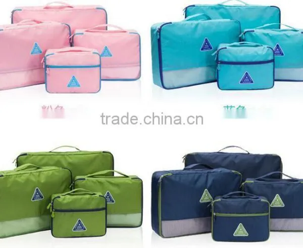 Wholesales Chinese Supplies Set-4 New Design Commercial Travel 210D Fabric Storage Bag photo-3